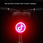 Feu arrière led pour vélo de montagne, charge usb, eclairage créatif, lumière blanche brillante, pour ... Feu arrière led pour vélo de montagne, charge usb, eclairage créatif, lumière blanche brillante, pour ...