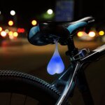 Feu arriere de vlo creative egg light outdoor night riding highlight heartbeat avertissement sac a dos ...