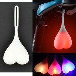 Feu arri�re de v�lo etanche en silicone, lumi�re led en forme de coeur, boule de coeur, ¿uf, lampe de ...
