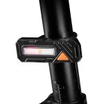 Feu arri�re de v�lo rechargeable usb, etanche, led, lampe de sac a dos, eclairage stroboscopique de s�curit� ...