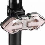 Feu arri�re de v�lo universel avec clignotants, installation facile, t�l�commande led, lampe de poche ...