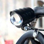 Feu avant led haute luminosit� 36 - 60v, phare de v�lo ebike avec support en acier inoxydable, pi�ces ...