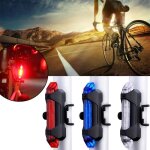 Feu d'avertissement arri�re de v�lo de montagne, accessoires de bicyclette, lumi�res de cyclisme en plein ...