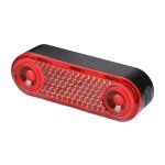 Feu porte - bagages de v�lo avec freinage intelligent, lampe torche d'avertissement visuel de 100 heures ...