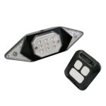 Feu de signalisation arrire de vlo, rechargeable par usb, tlcommande sans fil, pour vtt, voyant d'avertiss ...