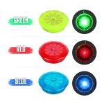 Feu de signalisation led color� pour v�lo, lumi�re clignotante pour roue de bicyclette