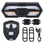 Feu de signalisation de v�lo r�sistant a l'eau, d�licat, haute r�sistance, d�cibel elev�, feu arri�re ...