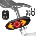 Feu stop pour vélo electrique - feu arrière led avec clignotant - 5 modes - clignotant de vélo avec télécomman ... Feu stop pour vélo electrique - feu arrière led avec clignotant - 5 modes - clignotant de vélo avec télécomman ...