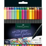 Feutres - pointe fine - 0, 4mm - 30 couleurs non et pastel - faber - castel