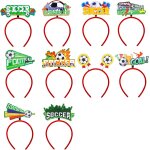 Few - 10 styles de bandeaux de football pour célébration de pom - pom girl, accessoires de photographie, ... Few - 10 styles de bandeaux de football pour célébration de pom - pom girl, accessoires de photographie, ...