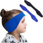 Few - lot de 2 bandeau de natation, bouchon oreille piscine enfantb, bandeau d'oreilles enfants en noprne, ...