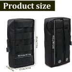 Few - 2 pices sacs tactiques, petit sac ventral etanche tactical molle pouche multifonctionnel sac a ...