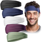 Few - bandeaux pour hommes et femmes (paquet de 5), bandeau anti - transpiration pour garder les cheveux ... Few - bandeaux pour hommes et femmes (paquet de 5), bandeau anti - transpiration pour garder les cheveux ...