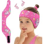 Few - bandeau de natation enfant, bandeau elastique avec avec bouchons d'oreille de protection pour la ...