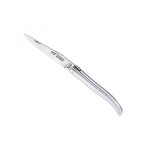 Le fid�le 2832 couteau laguiole 12 cm plein manche aluminium brillant