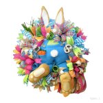 Figatia printemps de pques porte cintre guirlande ruban maison dcoration murale e