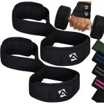 Figure 8 n�opr�ne rembourr� poids musculation sangle de levage, sangle de tirage, protege poignet sangle ...