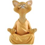 Figurine fantaisiste de chat de bouddha, collection de yoga de m¿¿ditation, cadeaux d¯amoureux des chats ... Figurine fantaisiste de chat de bouddha, collection de yoga de m¿¿ditation, cadeaux d¯amoureux des chats ...