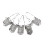 Fil de pche avec hameon barbel, 5 pices, perles lumineuses, cage d'appt en mtal, accessoires de ...