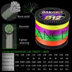 Fil de peche multifilament tresse pe japon 12 brins