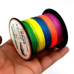 Fil de pêche tressé pe, multifilament, très solide, multicolore, 4 brins, 300 mètres, de 15 a 80lb Fil de pêche tressé pe, multifilament, très solide, multicolore, 4 brins, 300 mètres, de 15 a 80lb