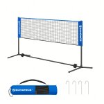 Filet de badminton de 3 m, filet de volley - ball, hauteur r�glable, ensemble portable pour le tennis ...