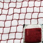 Filet de badminton pour sports d'intérieur ou d'extérieur, jardin, ecole, cour, sans cadre (maille en ... Filet de badminton pour sports d'intérieur ou d'extérieur, jardin, ecole, cour, sans cadre (maille en ...