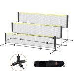 Filet de badminton - vevor - 4, 2 m - avec poteaux, support et sac de transport, pour les jeux intérieur ... Filet de badminton - vevor - 4, 2 m - avec poteaux, support et sac de transport, pour les jeux intérieur ...