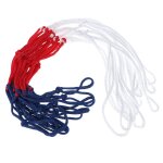 Filet de basket - ball standard en nylon, 3 couleurs, cerceau, jante pour supports universels, 1 pice ...