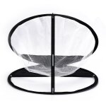 Filet de dchiquetage d'entranement de golf portatif noir pp + nylon + maille matriel d'aide a la frappe ...