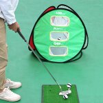 Filet de coupe pliable pour pratique de golf, aide a l'entraînement, outil de frappe Filet de coupe pliable pour pratique de golf, aide a l'entraînement, outil de frappe