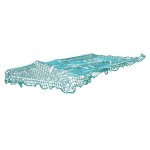 Filet couvre remorque 2, 00x3, 50m avec cordon elastique Filet couvre remorque 2, 00x3, 50m avec cordon elastique