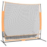 Filet d'entraînement de golf noir et orange 215x107x216 cm vidaxl vidaxl Filet d'entraînement de golf noir et orange 215x107x216 cm vidaxl vidaxl