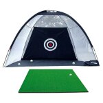 Filet d'entraînement de golf putting, cage portable avec cible pour le bureau et extérieur dimensions ... Filet d'entraînement de golf putting, cage portable avec cible pour le bureau et extérieur dimensions ...