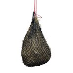 Filet a foin pour cheval noir grand taille maille standard a petite