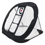 Filet de pratique de golf en nylon pop up pour l'intérieur et l'extérieur, cage de tangage, tapis de ... Filet de pratique de golf en nylon pop up pour l'intérieur et l'extérieur, cage de tangage, tapis de ...
