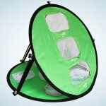 Filet de golf portable, tige de coupe ronde et plate, pliable, accessoires de golf en nylon
