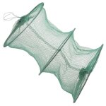Filet de pêche rond en nylon, maille pliante, cadre métallique, pour crabe, crevettes, ménés, appât, ... Filet de pêche rond en nylon, maille pliante, cadre métallique, pour crabe, crevettes, ménés, appât, ...