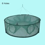 Filet de pche automatique n66, ouverture de forme ronde pour crabe, ecrevisse, homard