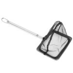 Filet de peche extensible avec manche en acier inoxydable et epuisette telescopique pour reservoirs et ...