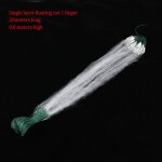 Filet de pêche en nylon, maille unique, durable, piège a flotteur, monofilament, accessoires pour le ... Filet de pêche en nylon, maille unique, durable, piège a flotteur, monofilament, accessoires pour le ...