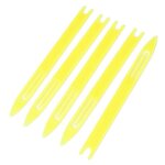 Filet de pêche en plastique jaune, 5 pièces, 5 #, réparation, aiguille, volants jdko696 Filet de pêche en plastique jaune, 5 pièces, 5 #, réparation, aiguille, volants jdko696