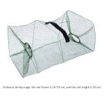 Filet de p�che pliable a fermeture eclair, cage pour attraper des poissons, des carpes, des crevettes, ...