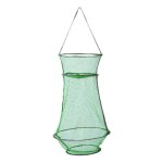 Filet de pche souple portable, filet a mailles pour crevettes, cage de pche en fonte, accessoire de ...
