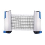Filet ping - pong filet tennis de table rtractable adaptable portable accessoire de ping - pong, bleu ...