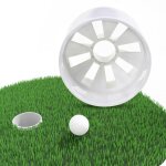 Filet de practice de golf en plastique abs, vert, arrire - cour, trou, tasse, drapeau, bton, equipement, ...