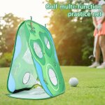 Filet de practice de golf pliable, filet de pratique du golf, intrieur / extrieur, accessoires pour ...