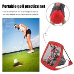 Filet de practice de golf pliable et dtachable, en nylon, pour l'intrieur et l'extrieur, aide a l'entranem ...