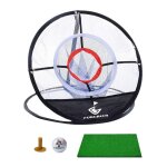 Filet a puces de golf pliable a trois couches, ensemble de mailles pour pratique de golf en extrieur ...