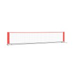 Filet de tennis noir et rouge 500x100x87 cm polyester vidaxl vidaxl Filet de tennis noir et rouge 500x100x87 cm polyester vidaxl vidaxl